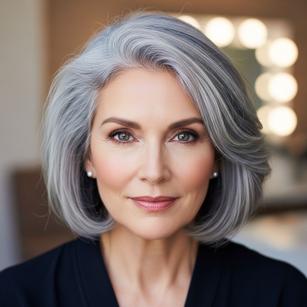 Expert makeup strategies from Bobbi Brown to help your features pop and your confidence soar as you embrace gray hair.