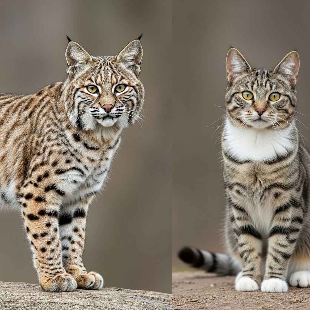 Instincts drive one creature to hunt outdoors, while the other flourishes indoors.