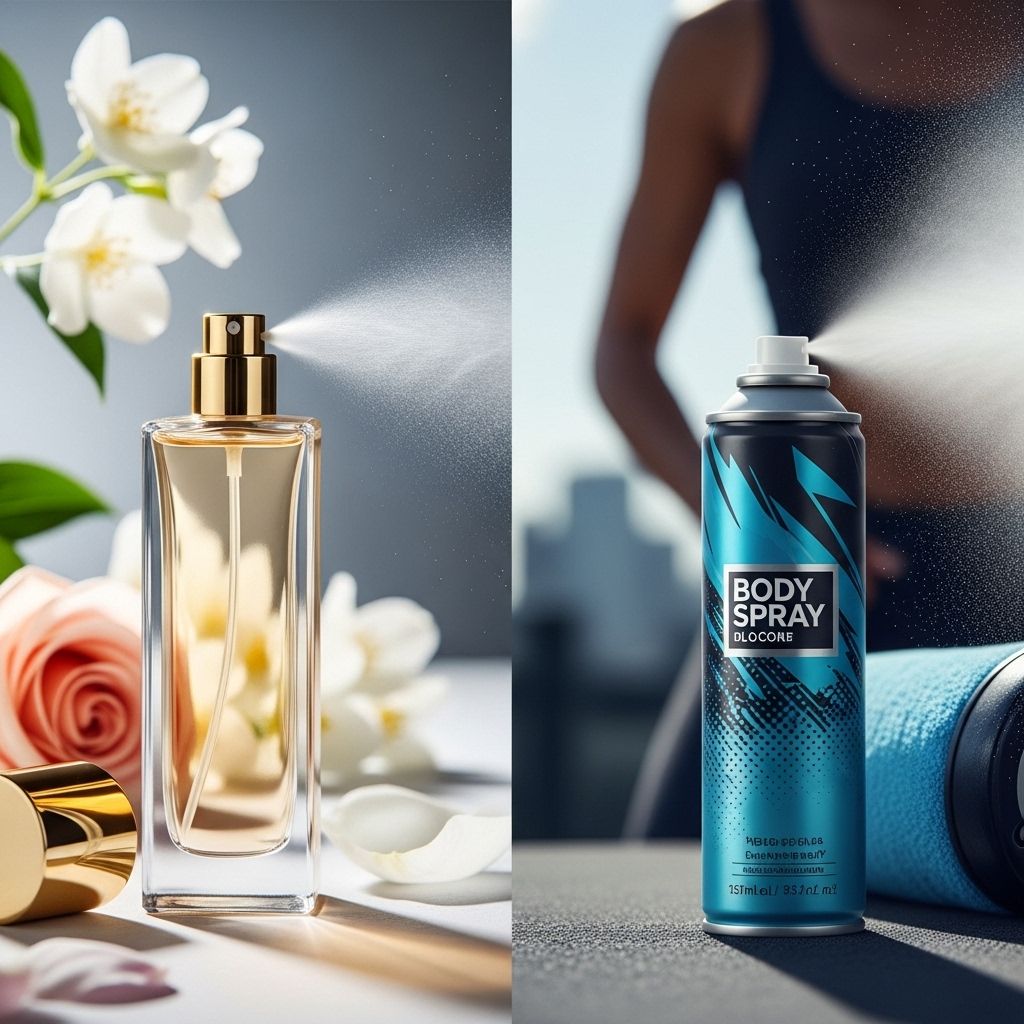 A comprehensive guide to the distinctions, uses, pros, and cons of body sprays and perfumes to help you find your signature fragrance.