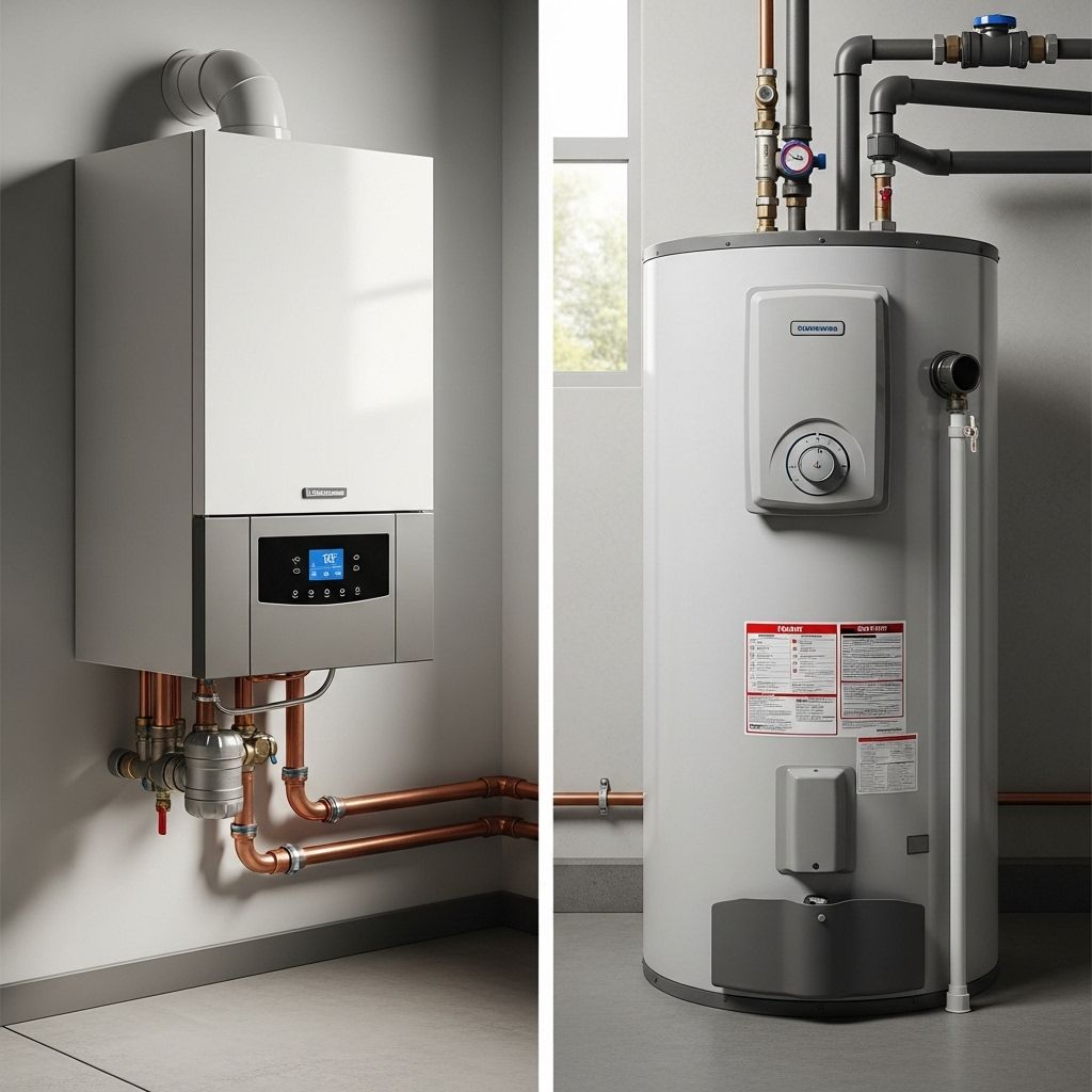 Discover which heating system is right for your home: boilers or water heaters compared