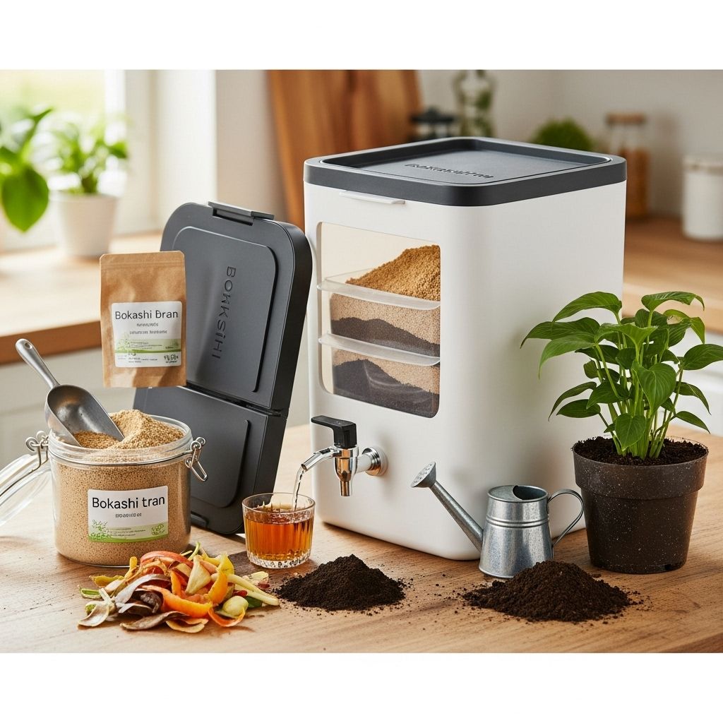 Master bokashi composting at home and turn all food waste into nutrient-rich soil quickly, cleanly, and sustainably.