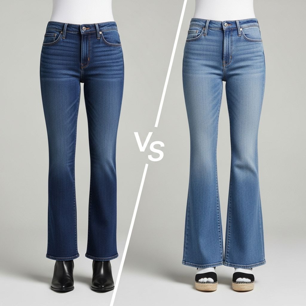 Step into style with our complete guide to bootcut and flare jeans, from fits and fashion history to expert styling tips.