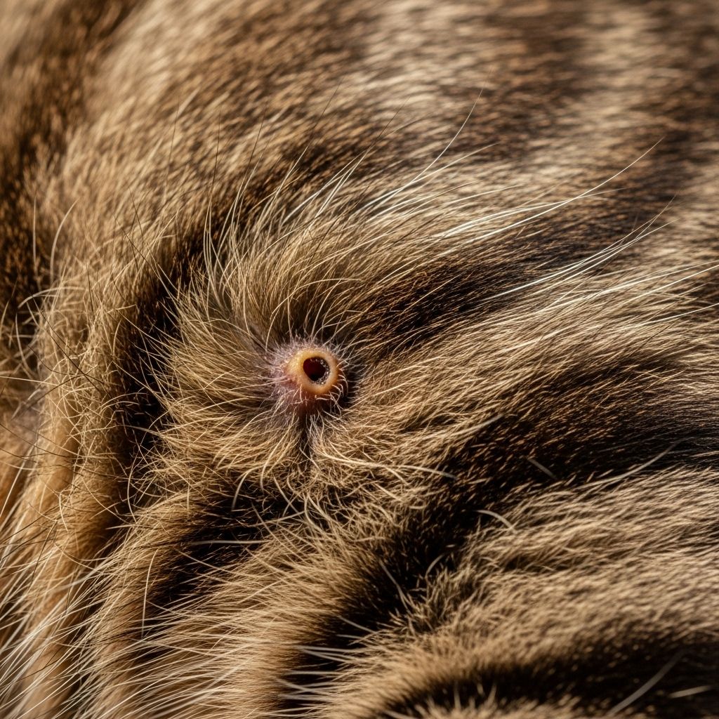 Essential advice for spotting and managing warbles to keep your outdoor feline healthy.