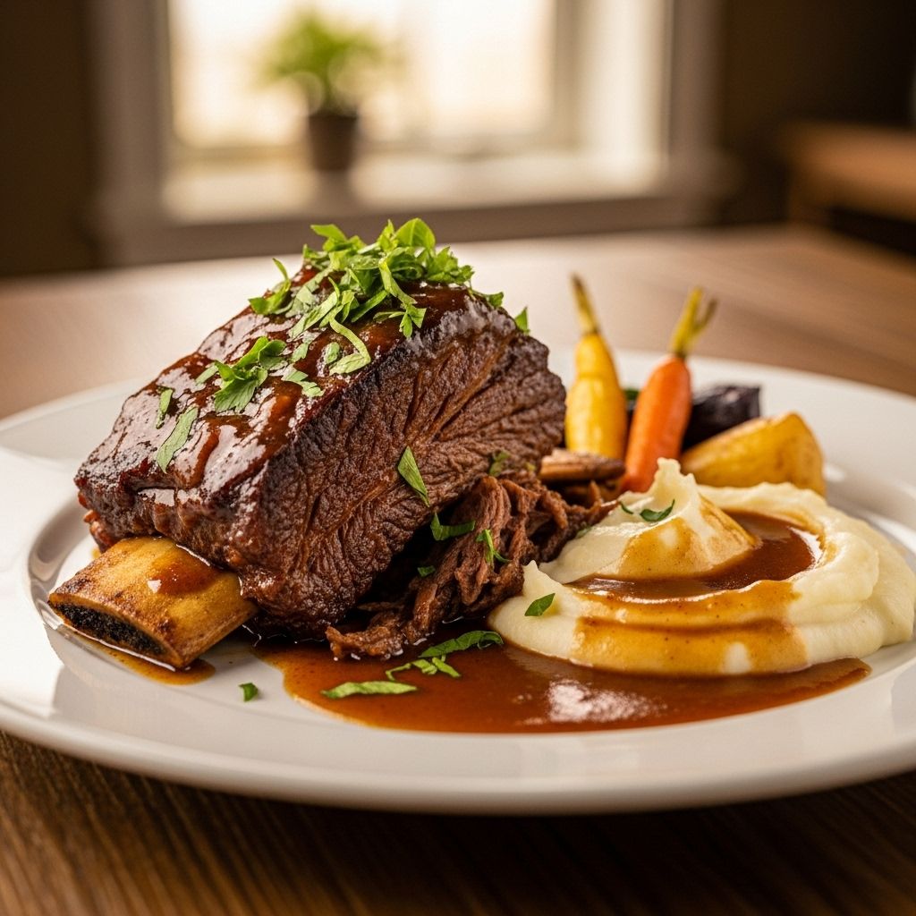 Braised Short Ribs: The Ultimate Comfort Food Experience From searing to sauce, each step delivers fall-off-the-bone tenderness and rich flavor.
