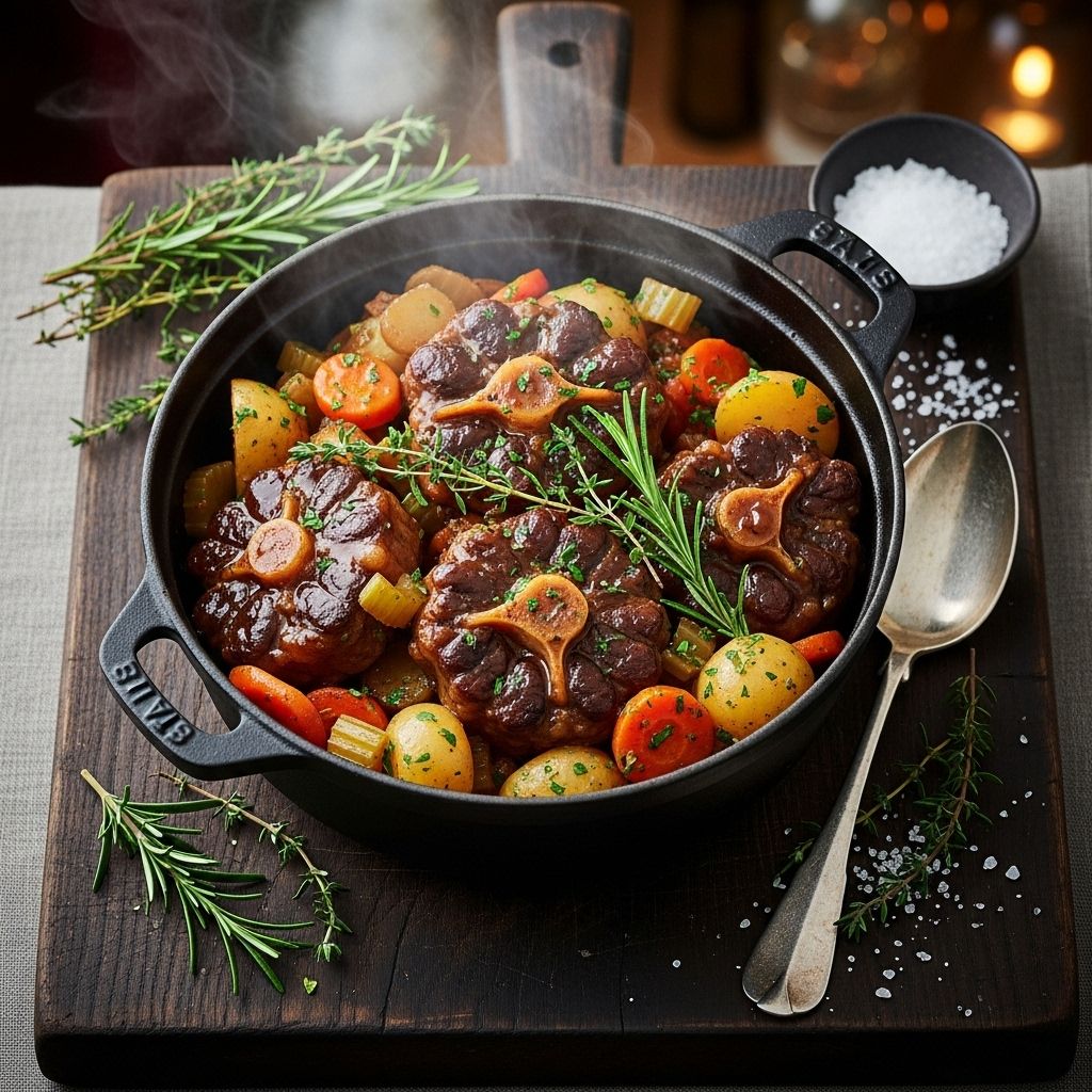 Expert tips ensure a clear, silky sauce that showcases veal oxtail’s delicate essence.