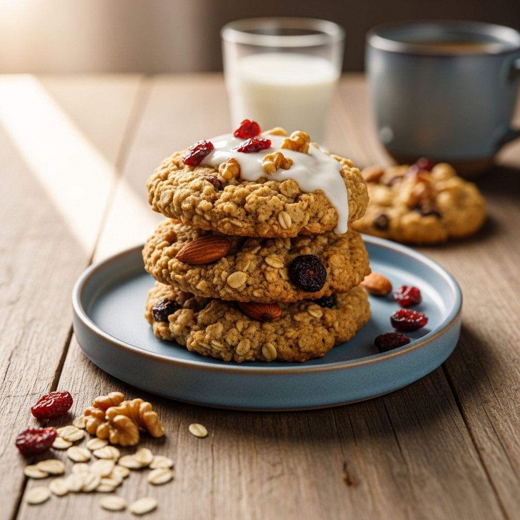 Chewy, nutrient-packed treats that fuel busy mornings with wholesome oats and mix-ins.