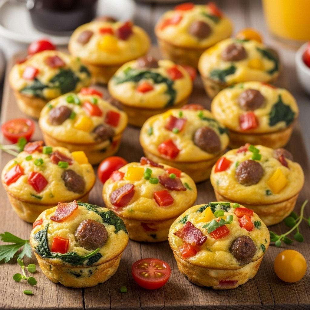 Enjoy a protein-rich start with versatile bites that adapt to any taste preference.