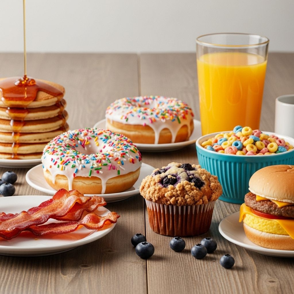 Skip sugar-laden morning treats and opt for protein-packed, fiber-rich alternatives.
