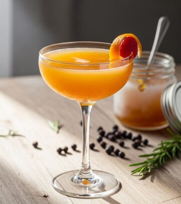 A seamless fusion of citrus, botanicals, and morning nostalgia in every elegant sip.