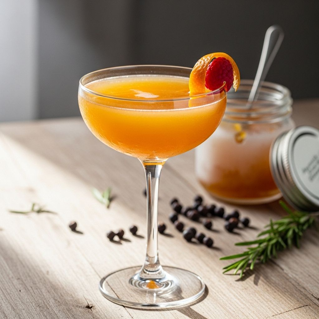 A seamless fusion of citrus, botanicals, and morning nostalgia in every elegant sip.