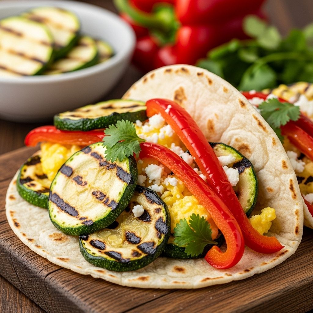Smoky-sweet vegetables and creamy eggs come together for a vibrant start to your day.