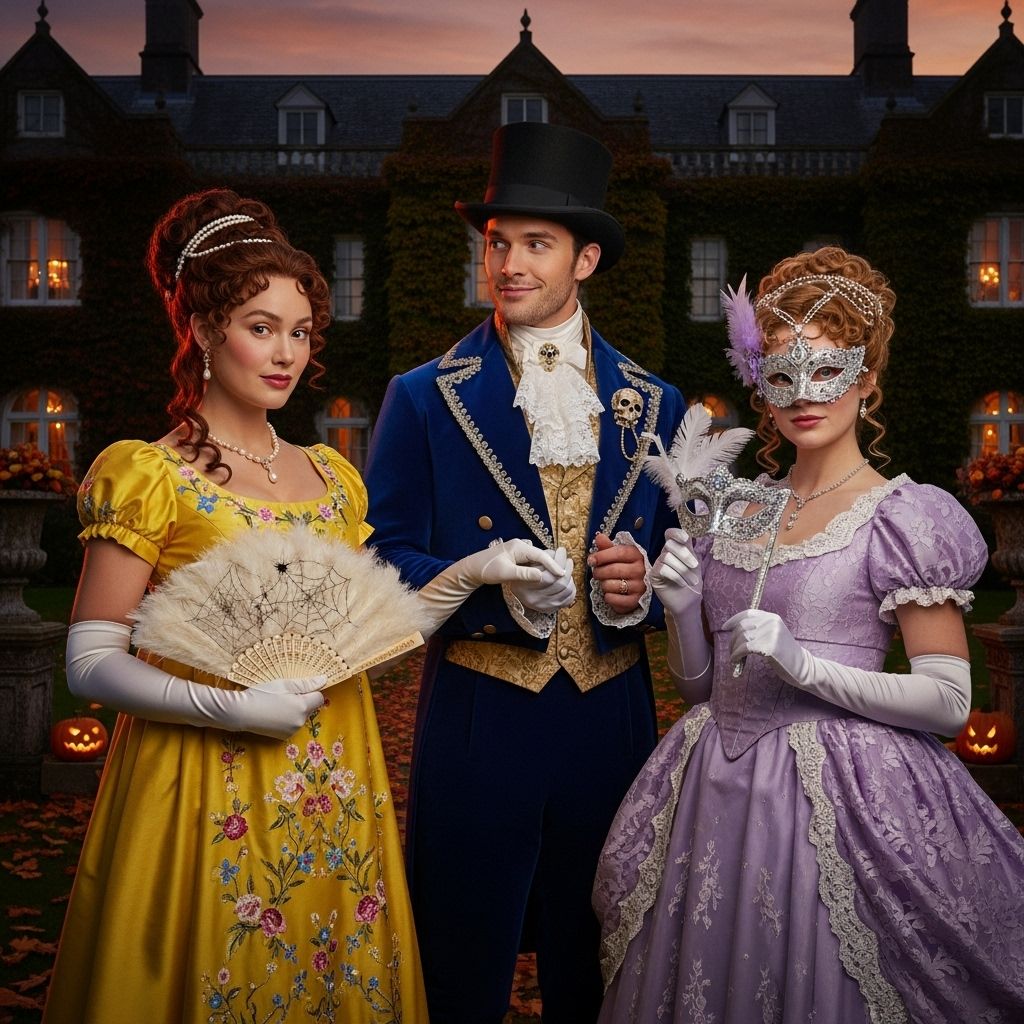Turn heads at your next costume party with Regency-era glamour, bold character styles, and creative DIY tips inspired by Bridgerton.