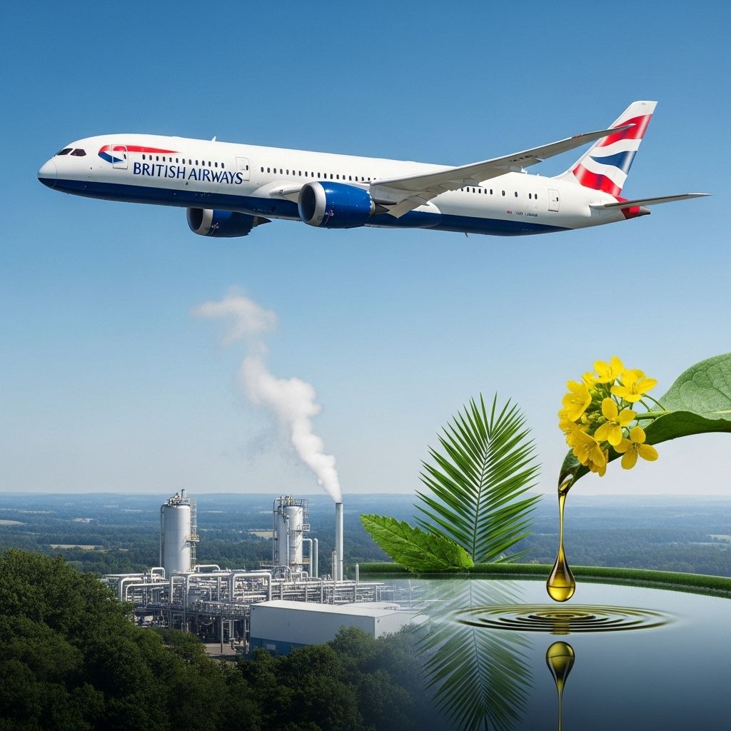 British Airways and EcoCeres Forge Sustainable Aviation Fuel Partnership A transformative partnership reducing aviation emissions and advancing sustainable fuel adoption in the airline industry.