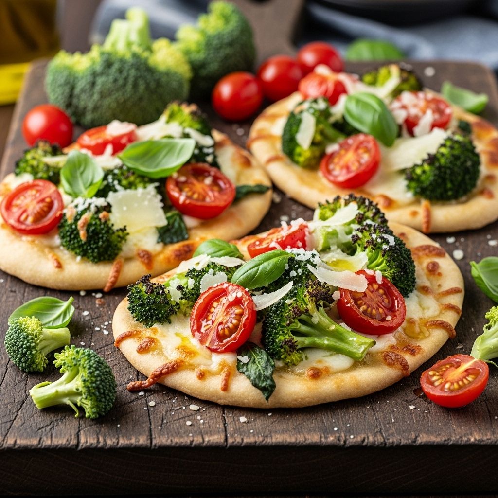 Roasted veggies and creamy cheese come together on a crisp base for a satisfying twist.