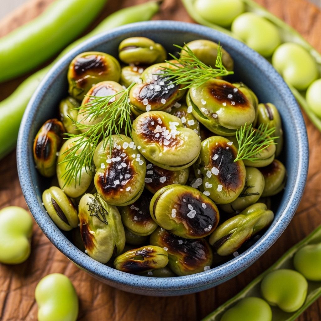 Smoky pods bursting with tender beans and fresh herbs for a fuss-free seasonal treat.