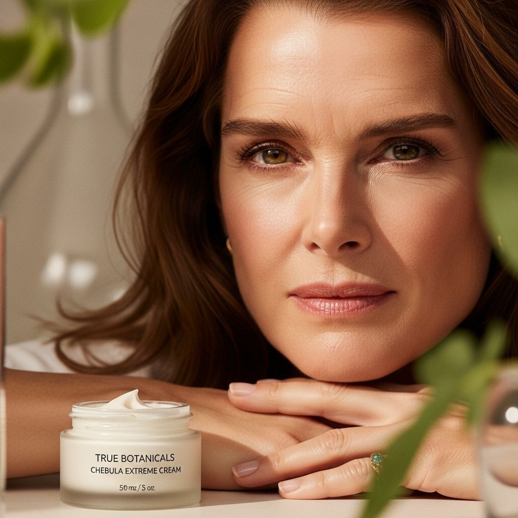Explore how Brooke Shields rejuvenates her skin with Chebula Extreme Cream and why this antioxidant-rich moisturizer is setting a new standard for age-defying, deeply hydrated skin.
