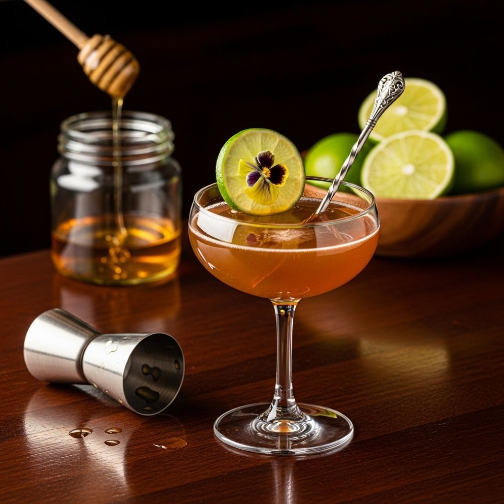 Unlock a balance of floral sweetness and zesty freshness with each well-shaken pour.