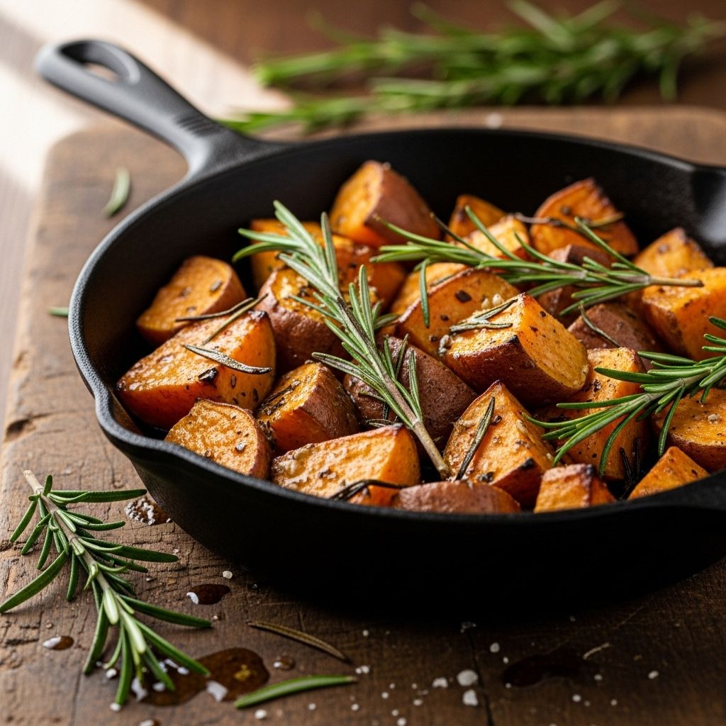 Brown Butter Rosemary Roasted Sweet Potatoes: The Ultimate Guide Herb-infused butter transforms simple roots into caramelized, craveable perfection.