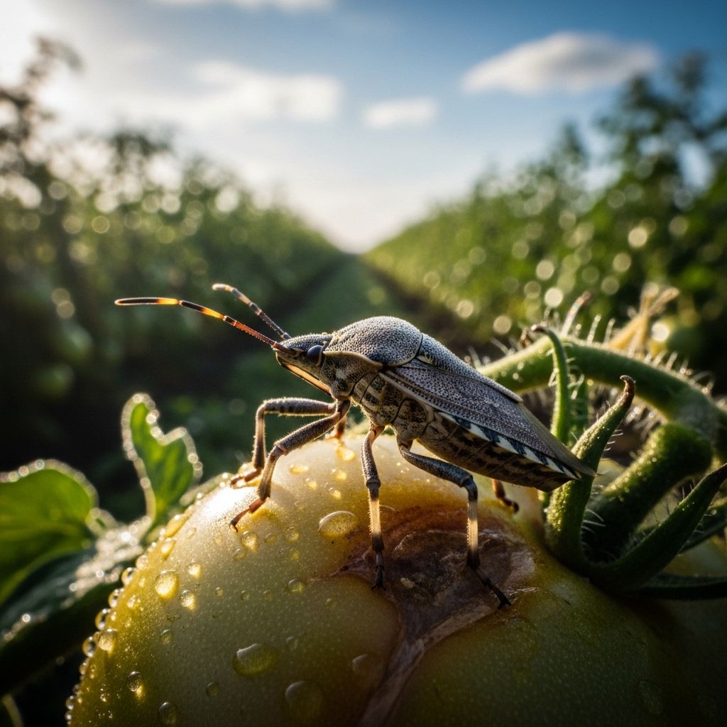 The brown marmorated stink bug poses growing risks to crops and homes across the globe, disrupting ecosystems and economies.