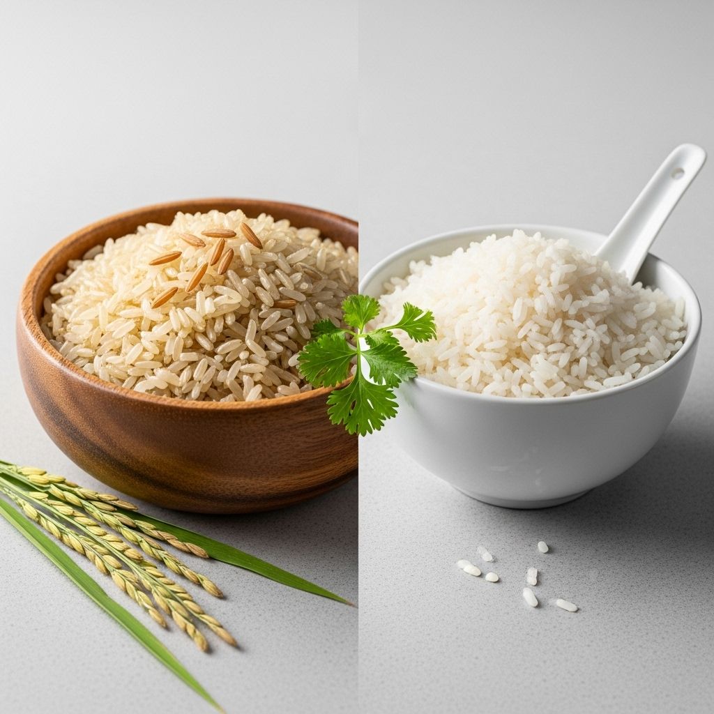 Uncover the nutritional and health differences between brown and white rice, plus tips for making the best choice for your diet.