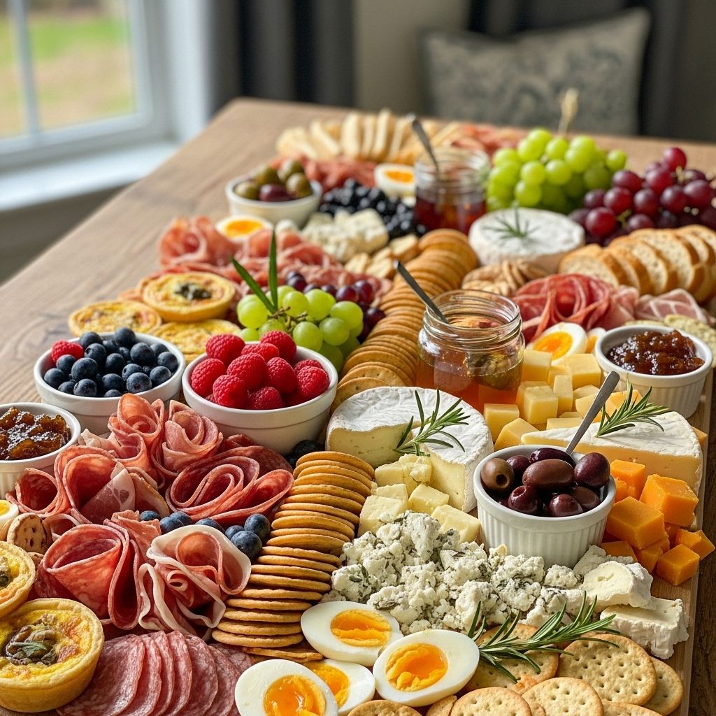 Personalized plates blend savory, sweet, and fresh flavors for a memorable brunch.