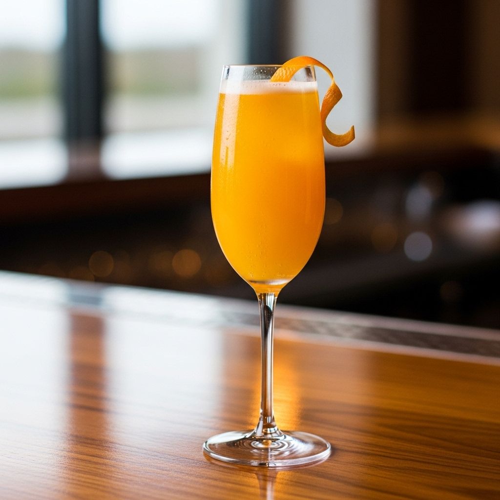 This celebratory mix pairs bright citrus with fine wine for an effortlessly chic toast.