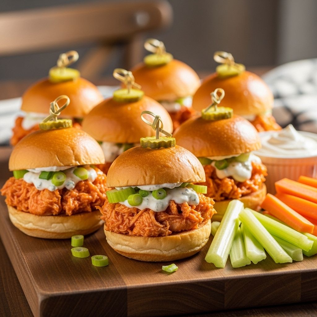 A perfect balance of spicy heat and creamy coolness wrapped in tender buns.