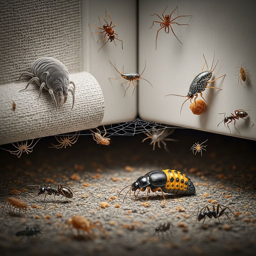 Your home isn't just your sanctuary—it's also host to over 100 different types of bugs, from harmless to helpful.