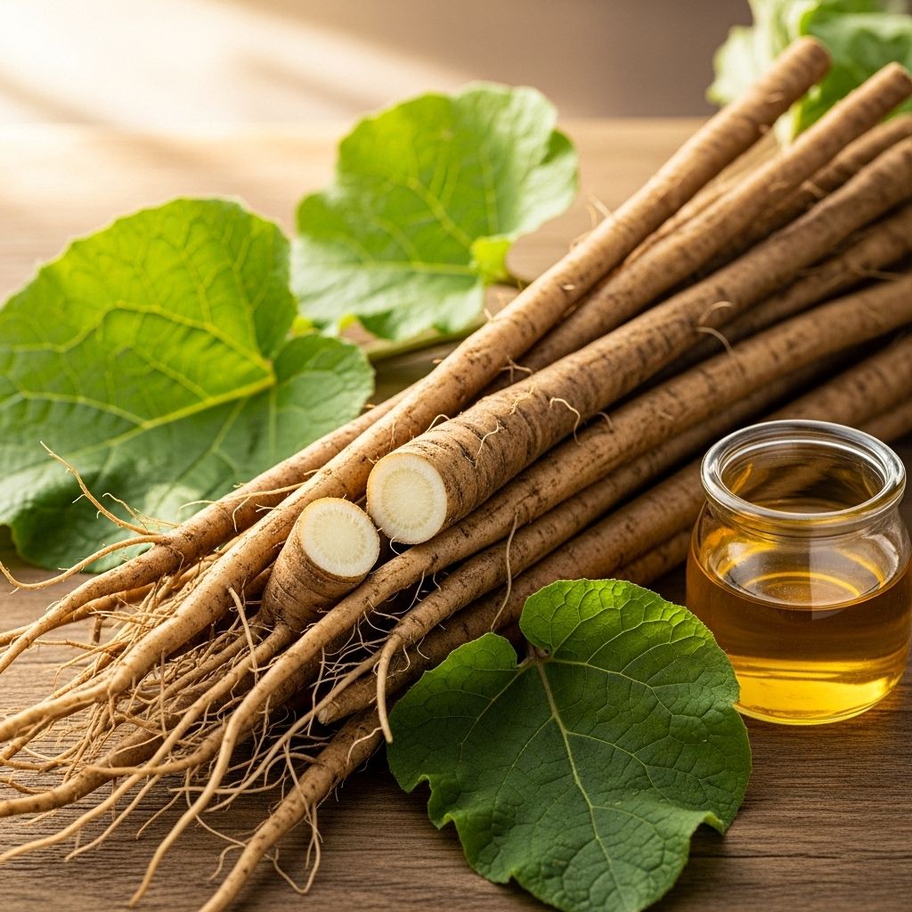 Burdock Root: Benefits, Uses, and What Science Really Says An age-old remedy that soothes inflammation, enhances skin radiance, and supports digestion.