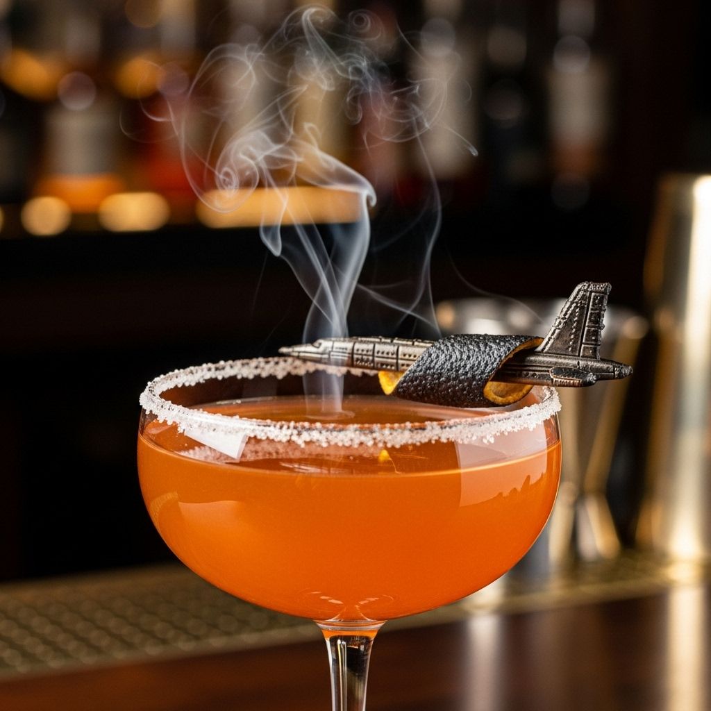 Rich cognac depth meets orange liqueur and vermouth for a warming, balanced sip.