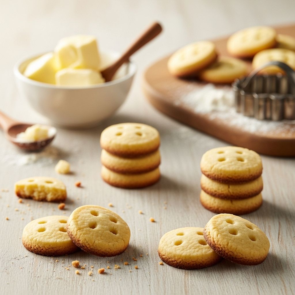 A shortbread recipe that turns pantry staples into soft, sugar-dusted treats.