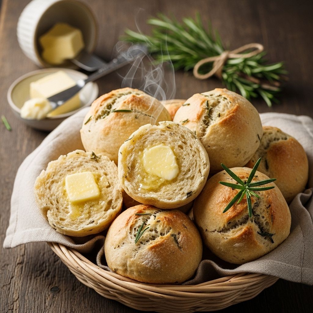 Buttered Rosemary Rolls: The Ultimate Dinner Roll Recipe Transform store-bought dough into herb-infused bites worthy of any gourmet spread.