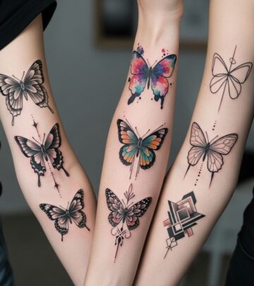 Ink that captures your journey of growth, strength, and new beginnings with delicate wings.