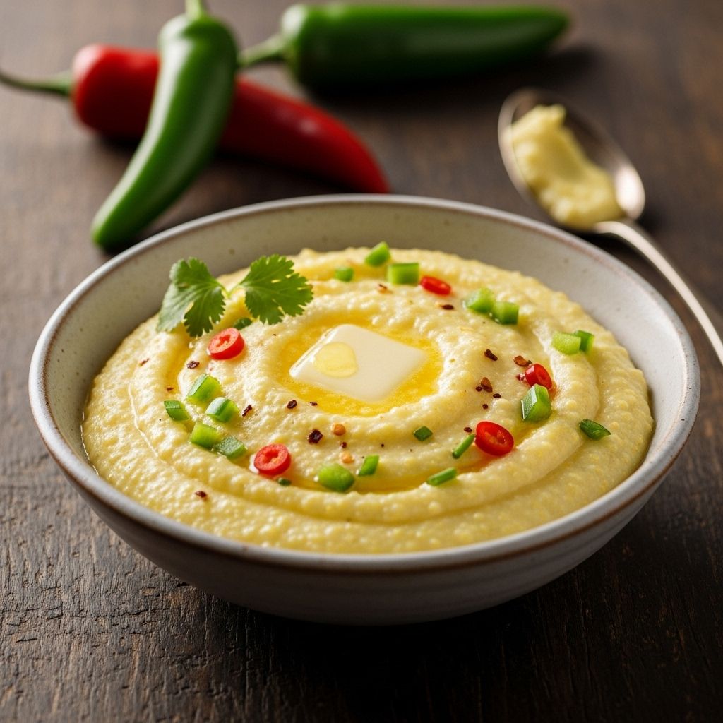 Serious comfort food that marries velvety texture with a subtle Southwestern kick.