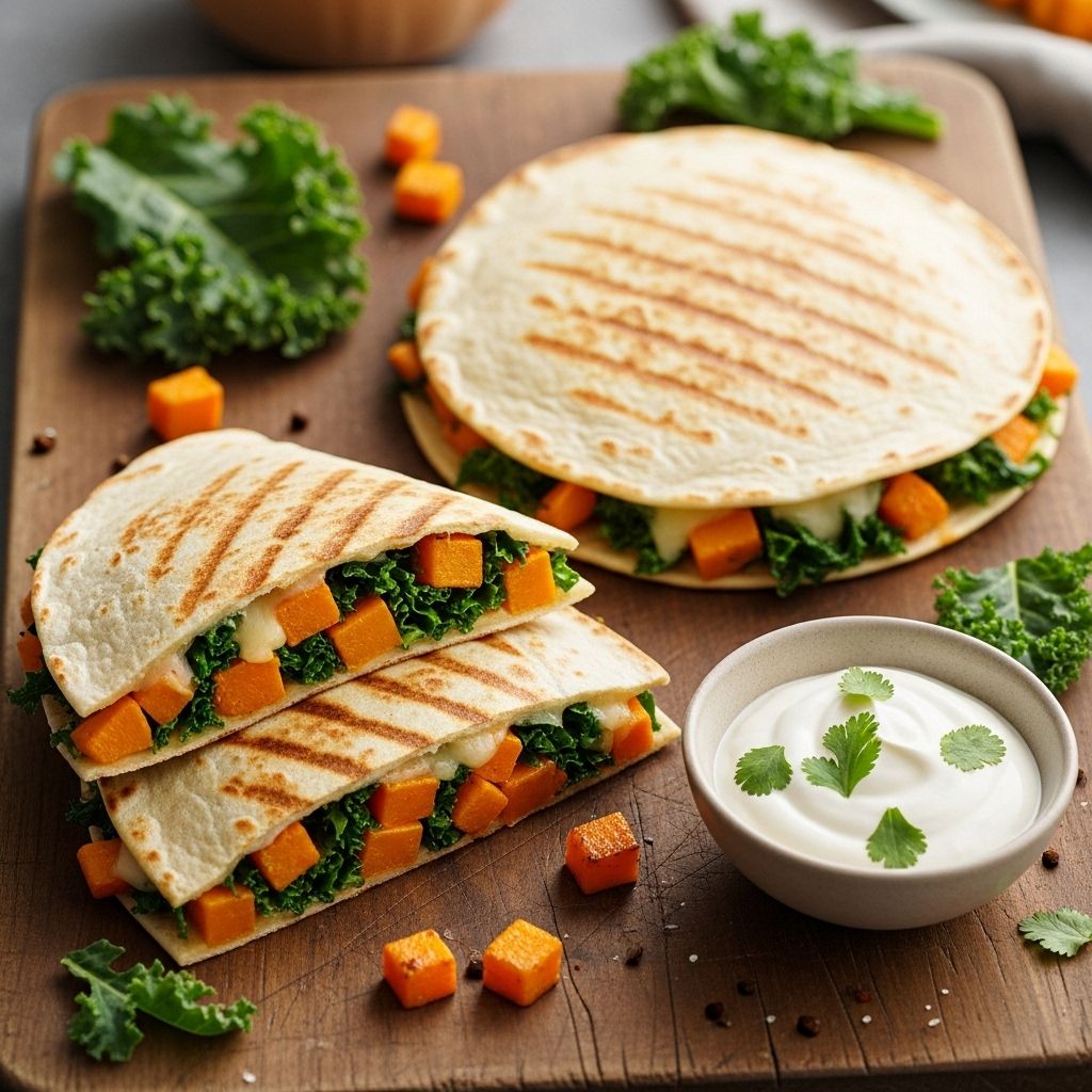Creamy melted cheese meets hearty autumn harvest flavors for a wholesome mealtime treat.