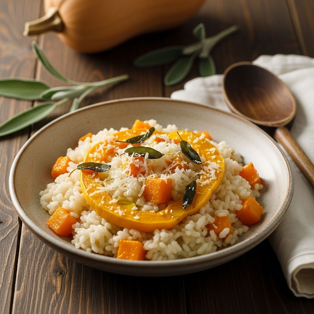 This recipe brings rich autumn flavors and silky grains together for cozy indulgence.
