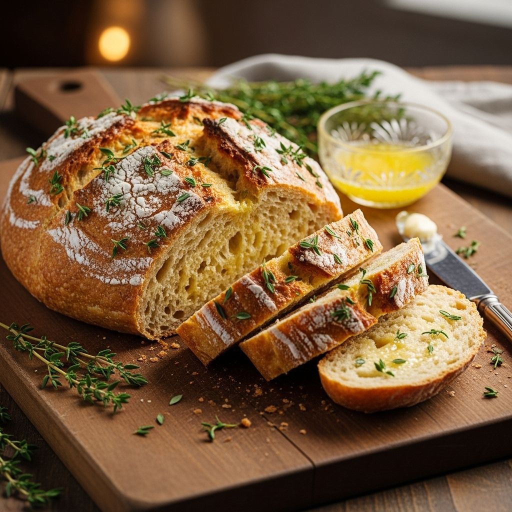 Buttery Thyme Bread Recipe: Simple Yet Spectacular A foolproof loaf that elevates pantry staples into an indulgent centerpiece.
