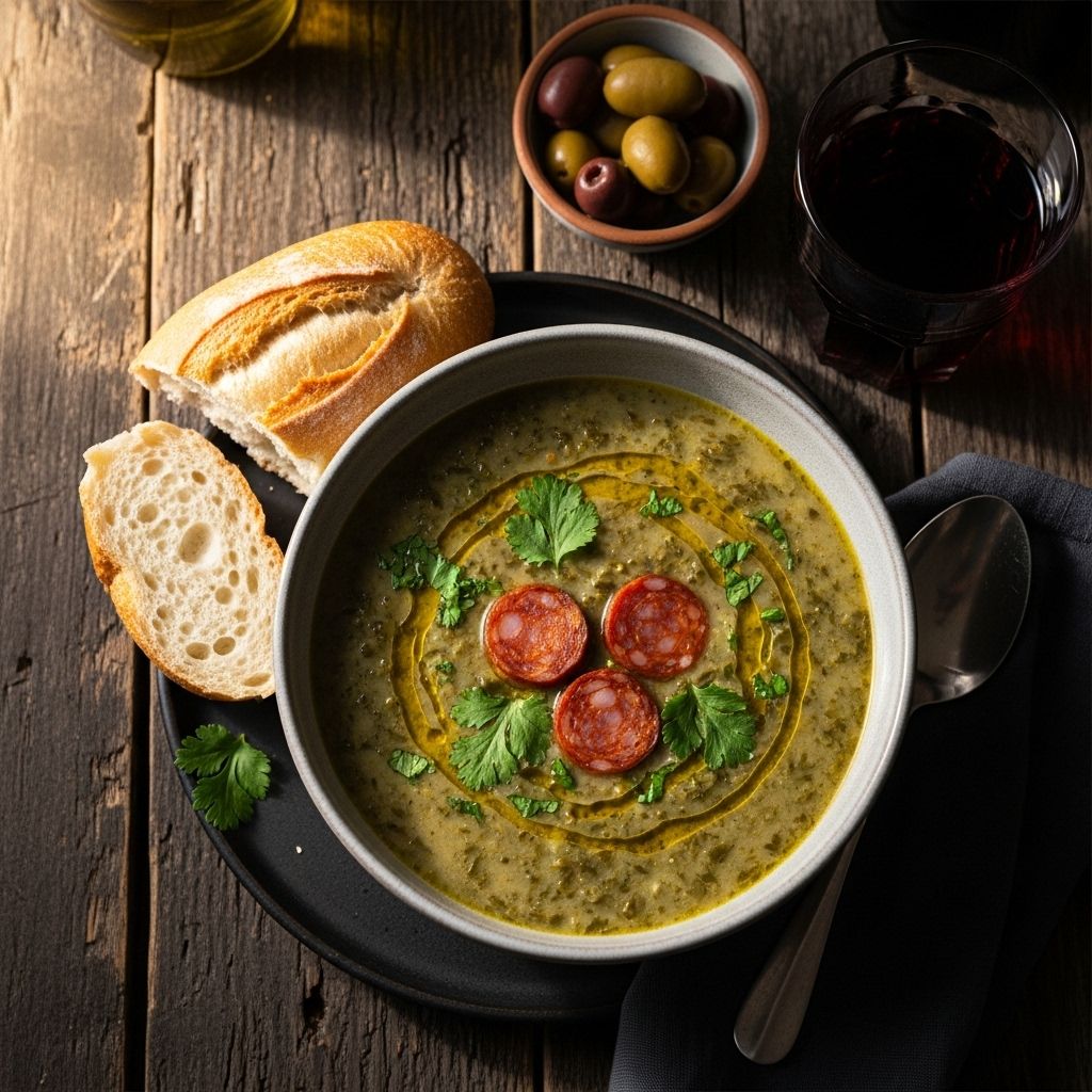 Simple ingredients create a soul-warming feast of smoky sausage and vibrant greens.