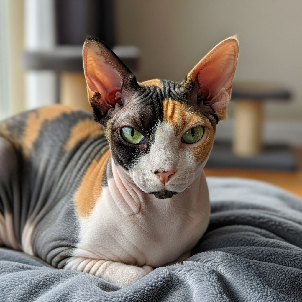 Warm to the touch and playful, hairless felines crave constant companionship indoors.
