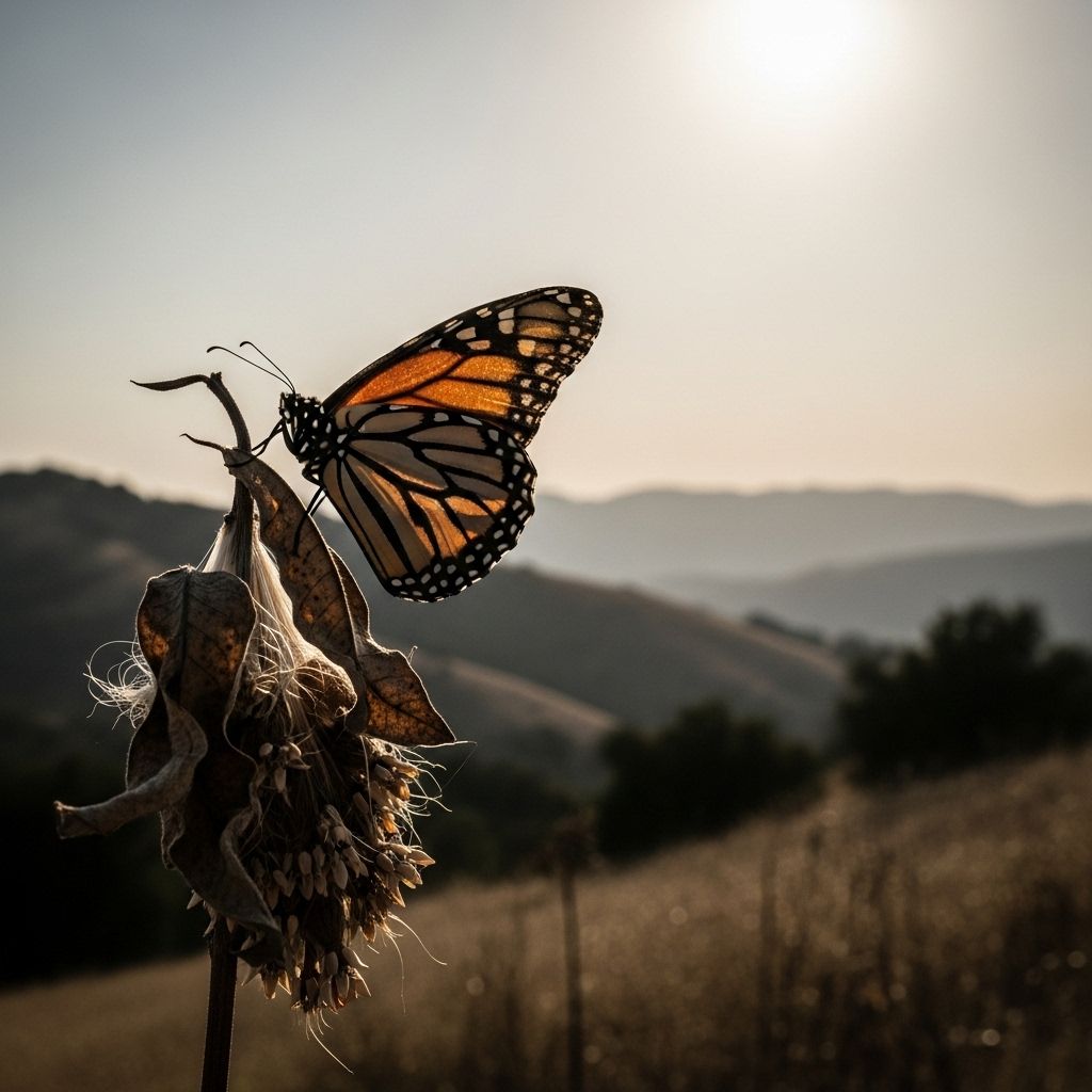 California Monarch Butterfly Population Experiences Steep Decline Monarch butterflies in California face critical threats as populations plummet to near-record lows due to climate change, habitat loss, and more.