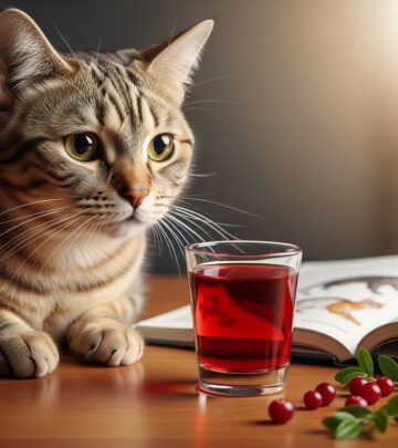 Fruit drinks upset feline digestion; safer treats and vet-approved diets are recommended.