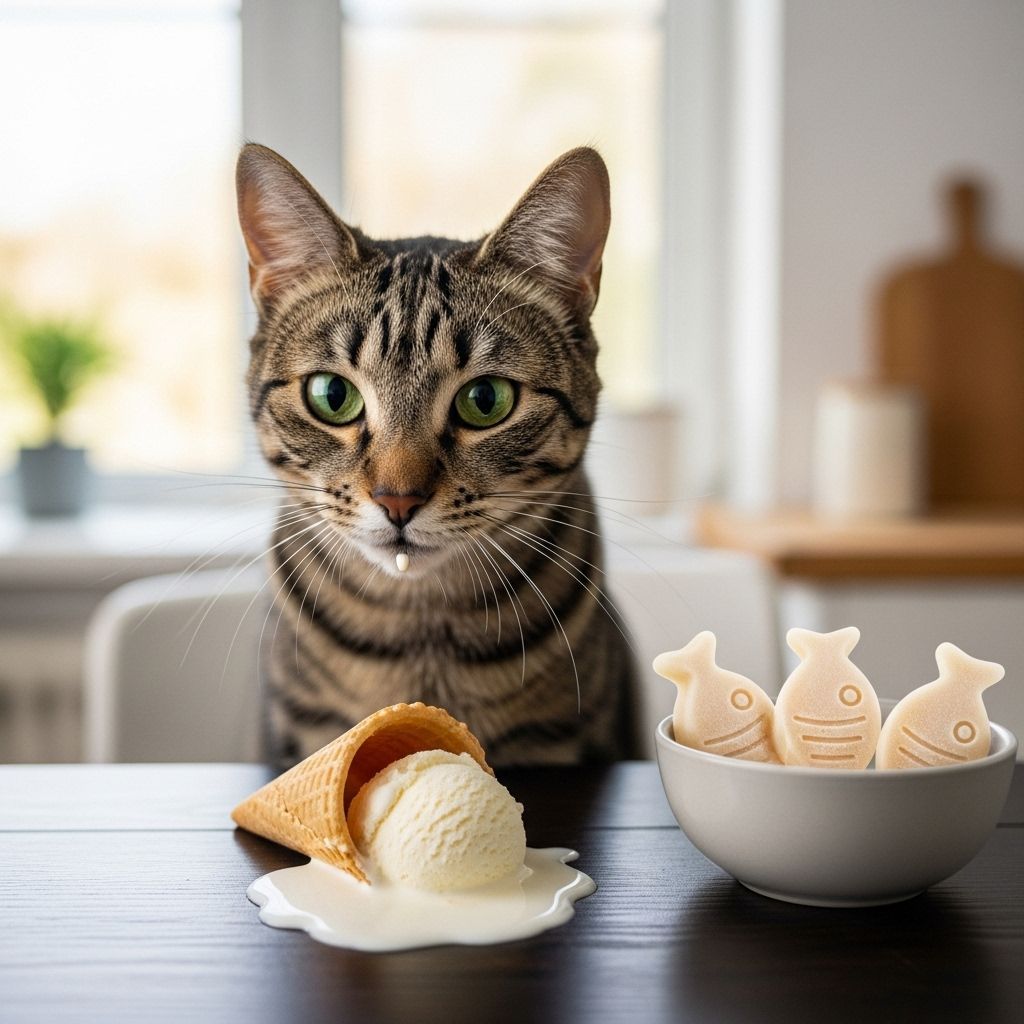 Can Cats Eat Ice Cream? Risks, Myths & Safer Cold Treats Explained Discover safe, freezer-friendly treats that satisfy your cat’s curiosity without risks.