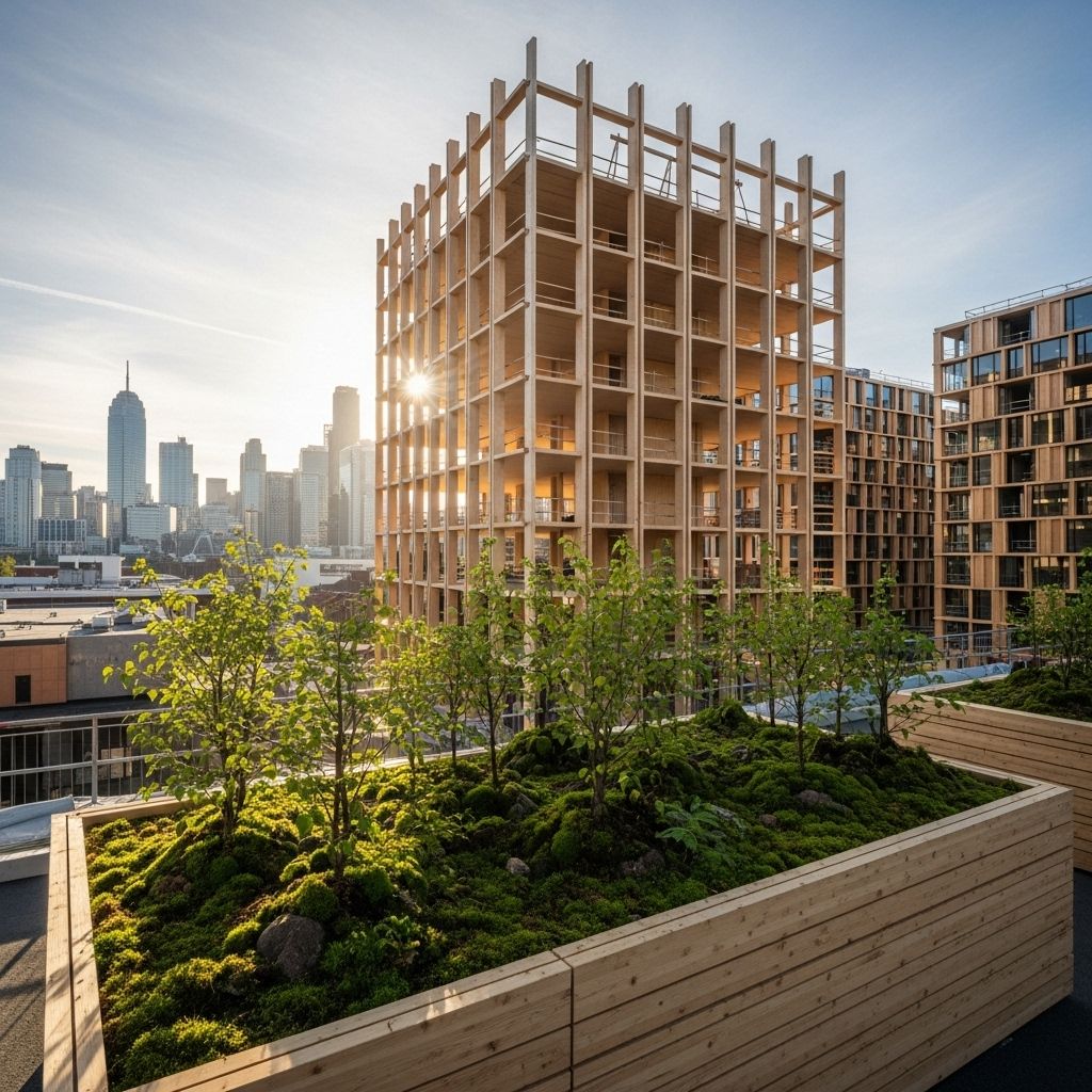 Cross-laminated timber is revolutionizing green architecture, promising a sustainable way to build for a low-carbon, resilient future.