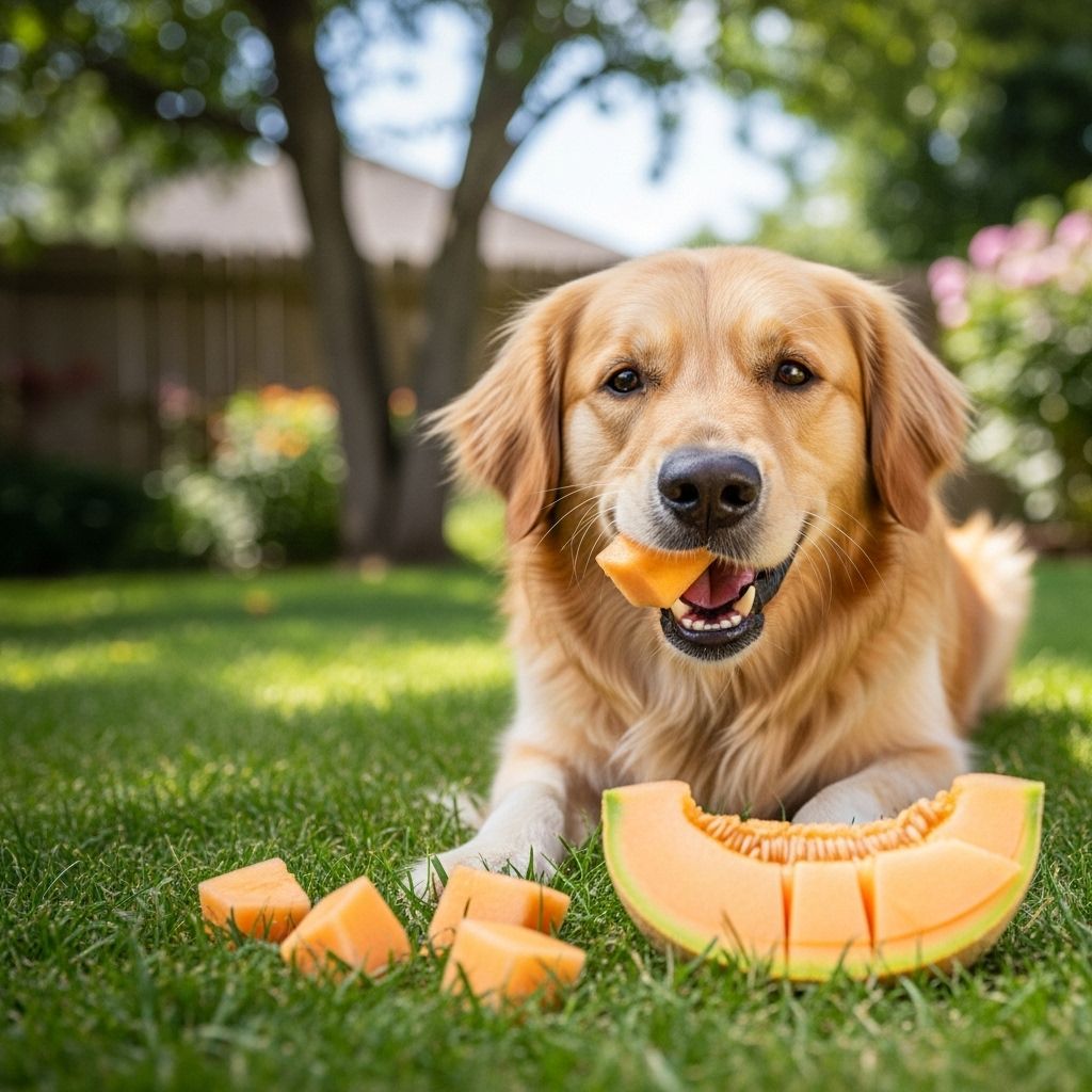 Offer your dog sweet, seedless melon cubes to boost hydration and aid digestion.