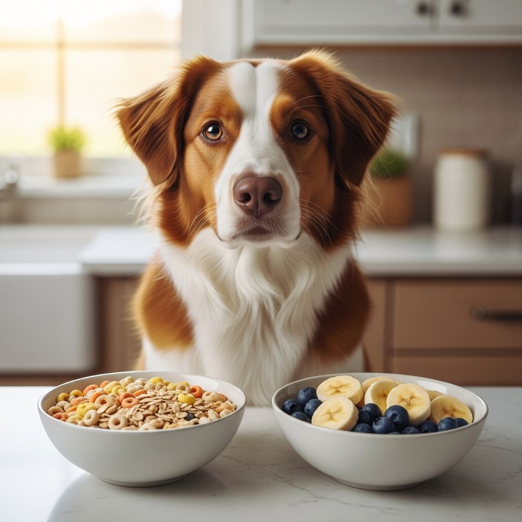 Steer your dog from sugary or harmful cereals to plain, pup-friendly snack ideas.