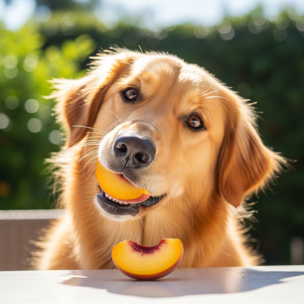 Everything you need to know before sharing juicy peaches with your dog—from safety to nutrition and vet-approved serving advice.