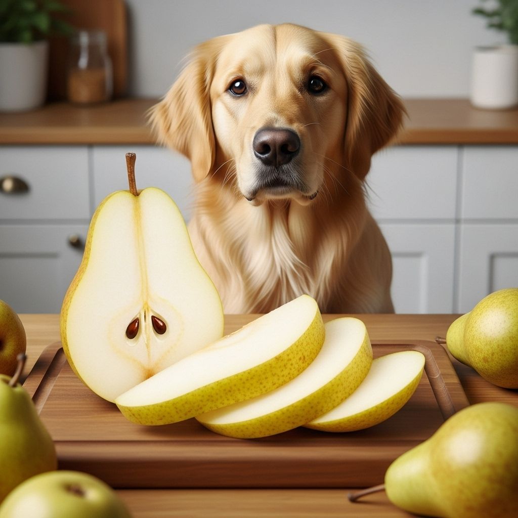 Discover the benefits and potential risks of feeding pears to your canine companion