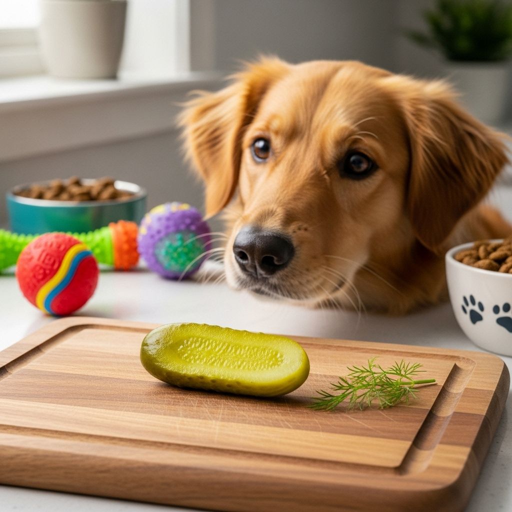 Understanding the risks and benefits of feeding pickles to your canine companion