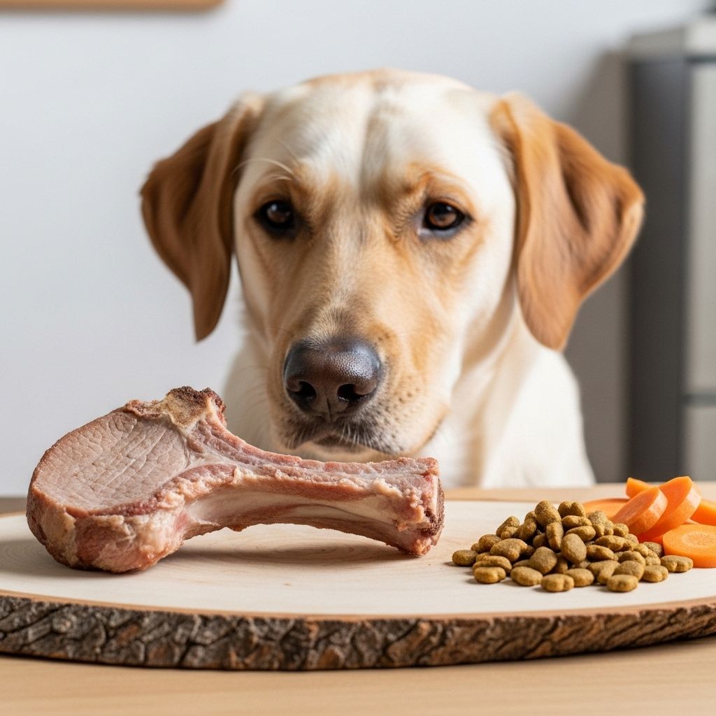 Understand the potential dangers and safe practices for feeding pork bones to dogs, including expert advice and healthy alternatives.