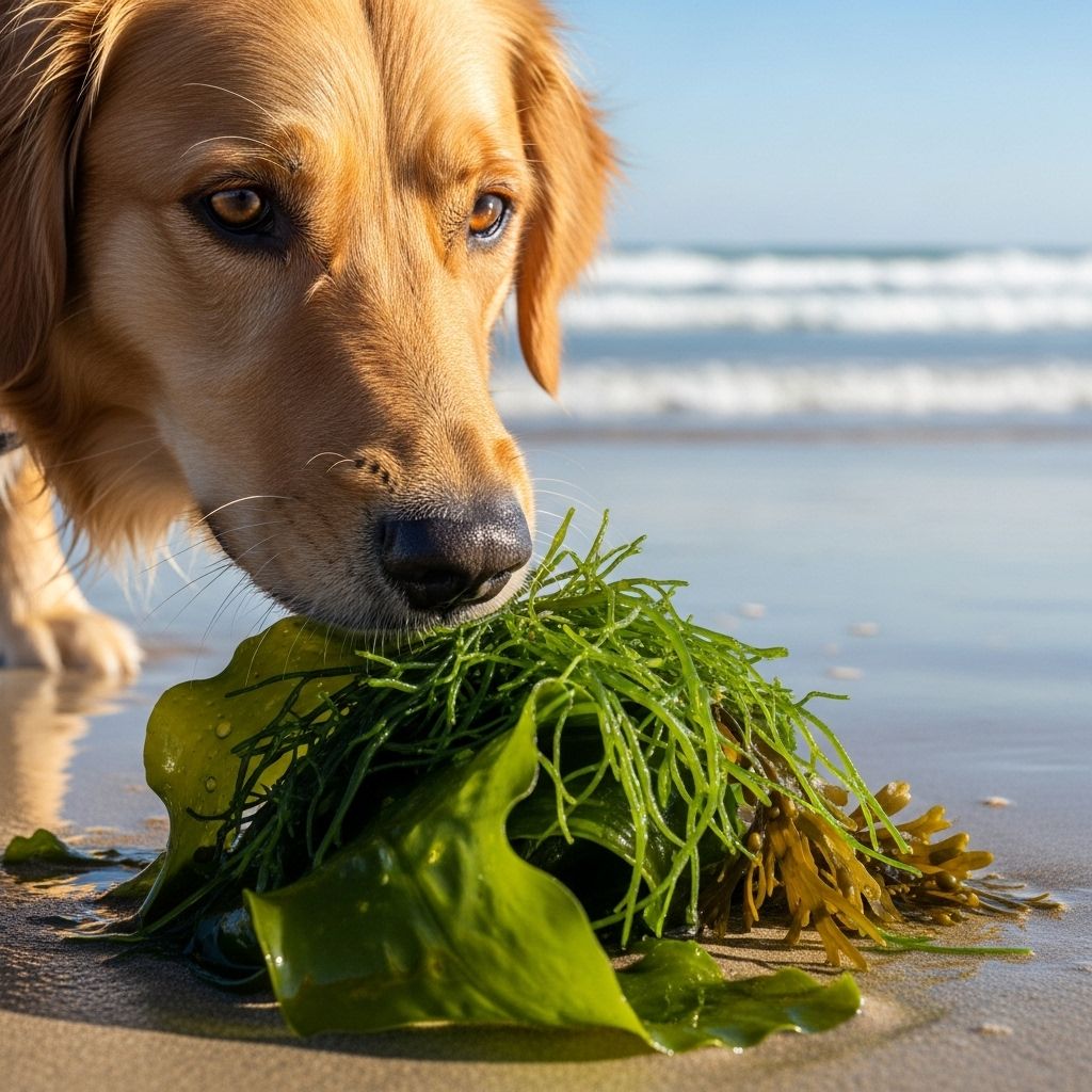 An ocean-derived supplement may support coat shine, thyroid balance, and digestion.